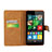Handytasche Stand Schutzhülle Leder für Microsoft Lumia 640 XL Lte Schwarz