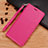 Handytasche Stand Schutzhülle Leder für Nokia X7 Pink