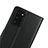 Handytasche Stand Schutzhülle Leder für Samsung Galaxy Note 20 5G Schwarz