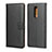 Handytasche Stand Schutzhülle Leder für Sony Xperia 1 Schwarz