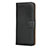 Handytasche Stand Schutzhülle Leder für Sony Xperia 10 II Schwarz
