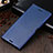 Handytasche Stand Schutzhülle Leder für Sony Xperia XZ Premium Blau