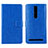 Handytasche Stand Schutzhülle Leder Hülle für Asus Zenfone 2 ZE551ML ZE550ML Blau