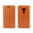 Handytasche Stand Schutzhülle Leder Hülle für Asus Zenfone 3 ZE552KL Orange