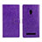 Handytasche Stand Schutzhülle Leder Hülle für Asus Zenfone 5 Violett