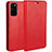 Handytasche Stand Schutzhülle Leder Hülle für Huawei Honor View 30 5G Rot