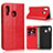 Handytasche Stand Schutzhülle Leder Hülle für Samsung Galaxy A40 Rot