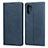 Handytasche Stand Schutzhülle Leder Hülle für Samsung Galaxy Note 10 Plus 5G Blau