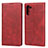 Handytasche Stand Schutzhülle Leder Hülle für Samsung Galaxy Note 10 Rot
