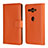 Handytasche Stand Schutzhülle Leder Hülle für Sony Xperia XZ2 Compact Orange