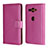 Handytasche Stand Schutzhülle Leder Hülle für Sony Xperia XZ2 Compact Pink