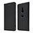 Handytasche Stand Schutzhülle Leder Hülle für Sony Xperia XZ3 Schwarz