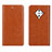 Handytasche Stand Schutzhülle Leder Hülle für Vivo S1 Pro Orange