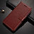 Handytasche Stand Schutzhülle Leder Hülle für Xiaomi Redmi K30 5G Braun