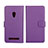 Handytasche Stand Schutzhülle Leder Hülle L01 für Asus Zenfone 5 Violett