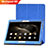 Handytasche Stand Schutzhülle Leder Hülle L01 für Huawei MediaPad M2 10.0 M2-A10L Blau