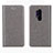 Handytasche Stand Schutzhülle Leder Hülle L01 für OnePlus 8 Pro Grau
