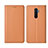 Handytasche Stand Schutzhülle Leder Hülle L01 für Realme X2 Pro Orange