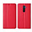 Handytasche Stand Schutzhülle Leder Hülle L01 für Realme X2 Pro Rot