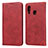 Handytasche Stand Schutzhülle Leder Hülle L01 für Samsung Galaxy A20e Rot
