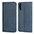 Handytasche Stand Schutzhülle Leder Hülle L01 für Samsung Galaxy A70S Blau