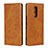 Handytasche Stand Schutzhülle Leder Hülle L01 für Sony Xperia 1 Orange