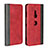 Handytasche Stand Schutzhülle Leder Hülle L01 für Sony Xperia XZ3 Rot