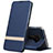 Handytasche Stand Schutzhülle Leder Hülle L02 für Huawei Nova 5i Pro Blau