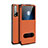 Handytasche Stand Schutzhülle Leder Hülle L02 für Huawei Nova 6 Orange