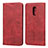 Handytasche Stand Schutzhülle Leder Hülle L02 für OnePlus 7 Rot