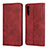 Handytasche Stand Schutzhülle Leder Hülle L02 für Samsung Galaxy A50 Rot