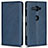 Handytasche Stand Schutzhülle Leder Hülle L02 für Sony Xperia XZ2 Compact Blau