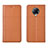 Handytasche Stand Schutzhülle Leder Hülle L02 für Xiaomi Poco F2 Pro Orange