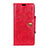 Handytasche Stand Schutzhülle Leder Hülle L03 für Asus ZenFone Live L1 ZA551KL Rot