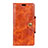 Handytasche Stand Schutzhülle Leder Hülle L03 für HTC Desire 12 Plus Orange
