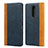 Handytasche Stand Schutzhülle Leder Hülle L03 für Sony Xperia 1 Blau