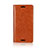 Handytasche Stand Schutzhülle Leder Hülle L03 für Sony Xperia XZ1 Compact Orange