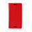 Handytasche Stand Schutzhülle Leder Hülle L03 für Sony Xperia XZ1 Compact Rot