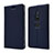 Handytasche Stand Schutzhülle Leder Hülle L03 für Sony Xperia XZ2 Premium Blau