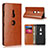 Handytasche Stand Schutzhülle Leder Hülle L03 für Sony Xperia XZ3 Orange