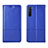 Handytasche Stand Schutzhülle Leder Hülle L04 für Oppo Find X2 Lite Blau