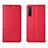 Handytasche Stand Schutzhülle Leder Hülle L04 für Oppo Find X2 Lite Rot