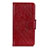 Handytasche Stand Schutzhülle Leder Hülle L06 für Asus Zenfone Max Plus M2 ZB634KL Rot