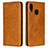 Handytasche Stand Schutzhülle Leder Hülle L06 für Huawei Nova 3e Orange