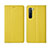 Handytasche Stand Schutzhülle Leder Hülle L06 für Oppo Find X2 Lite Gelb