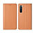 Handytasche Stand Schutzhülle Leder Hülle L06 für Oppo Find X2 Lite Orange