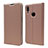Handytasche Stand Schutzhülle Leder Hülle L06 für Xiaomi Redmi Note 7 Rosegold