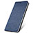 Handytasche Stand Schutzhülle Leder Hülle L07 für Oppo A11X Blau