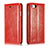 Handytasche Stand Schutzhülle Leder Hülle T01 für Apple iPhone 8 Rot
