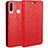 Handytasche Stand Schutzhülle Leder Hülle T01 für Huawei P30 Lite New Edition Rot